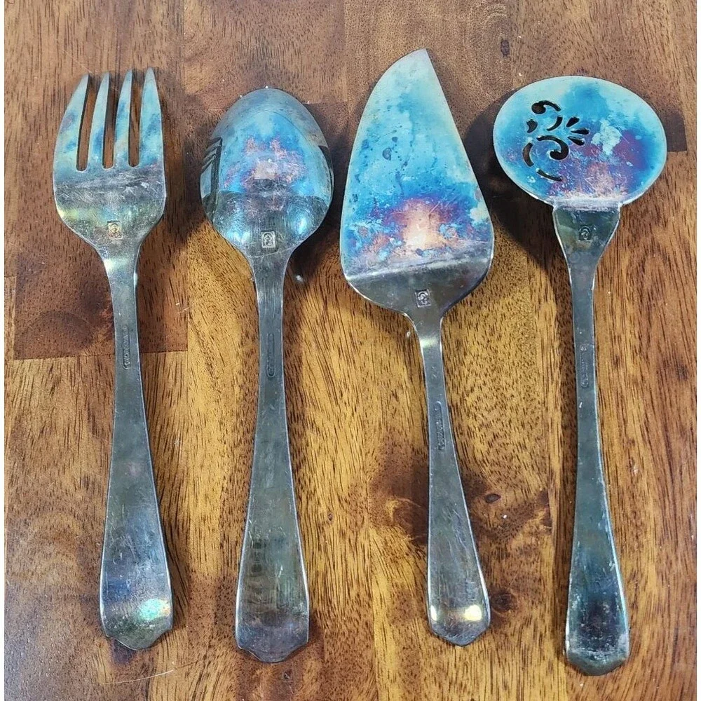 WATERFORD KESWICK Hostess Set Meat Fork, Pie Server, Tomate Server,Serving Spoon